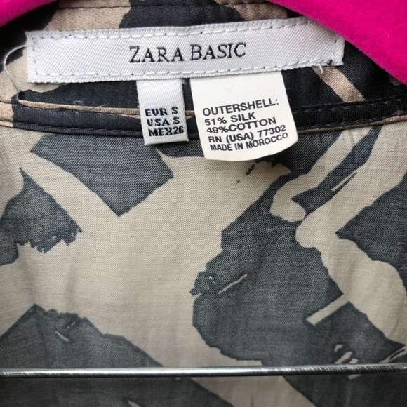 Zara A-line wrap midi dress size S - Picture 5 of 7